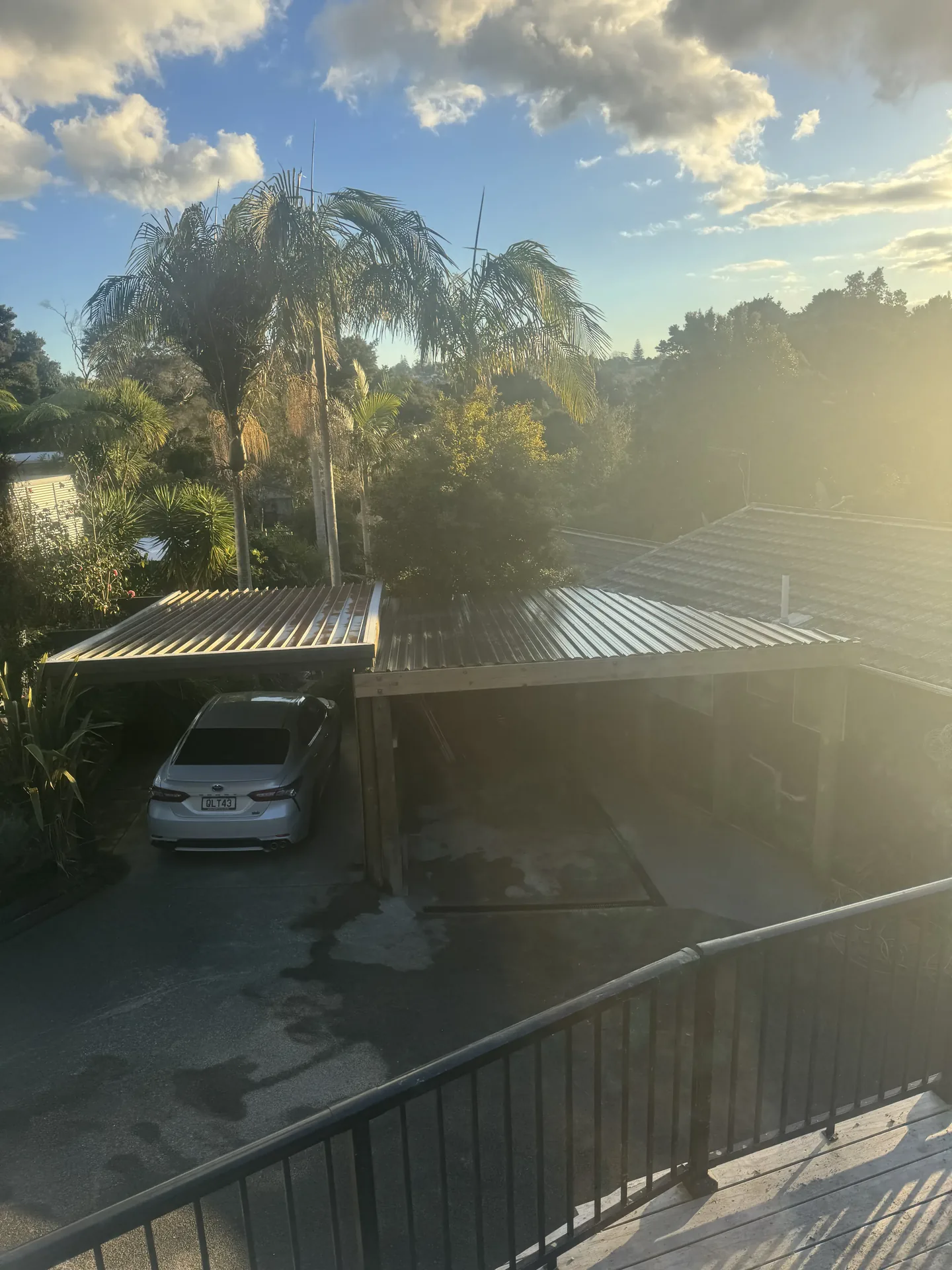 Elevated carport structure - Auckland